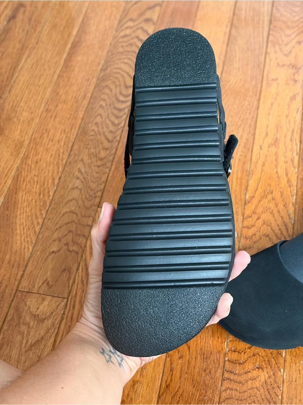 Black Slip-On Mary Jane Flats